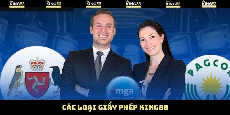 Tổng hợp các giấy phép King88 đã được cấp 