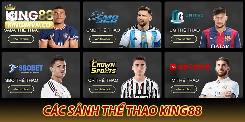 King88 ⭐️ Nhà Cái Cá Cược Uy Tín Tại Châu Á【King88 Vn】 32 Các sảnh thể thao KING88